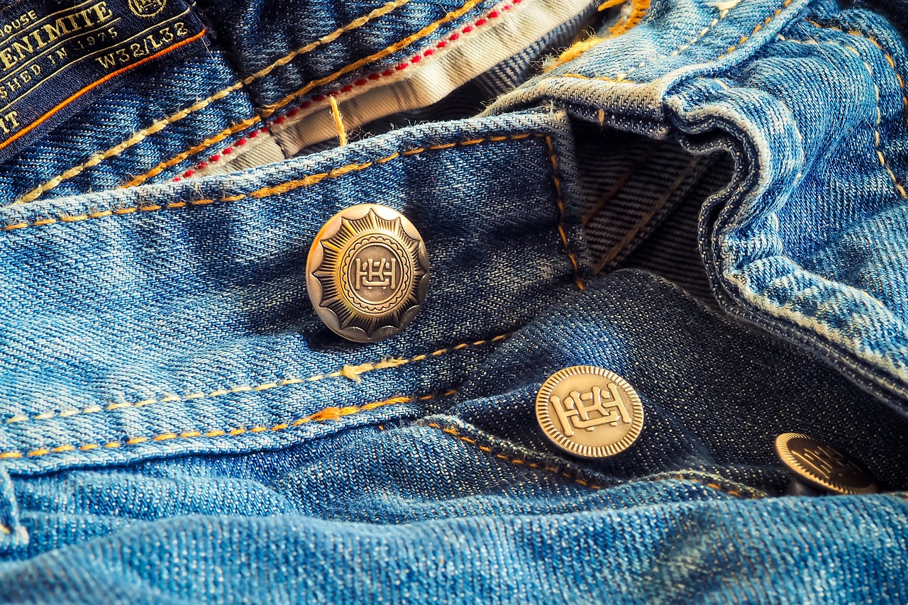 jeans, trousers, trouser buttons