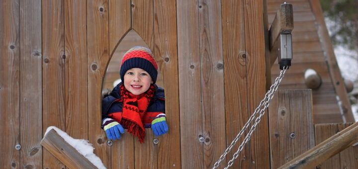playground, walk with the children, children play