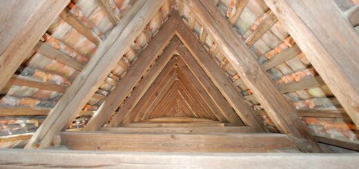 roof, under the roof, triangles, triangles, triangles, triangles, triangles, triangles