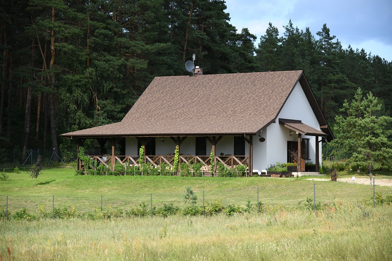 house, holiday house, cottage, architecture, nature, green, meadow, forest, porch, terrace, rest, poland, new