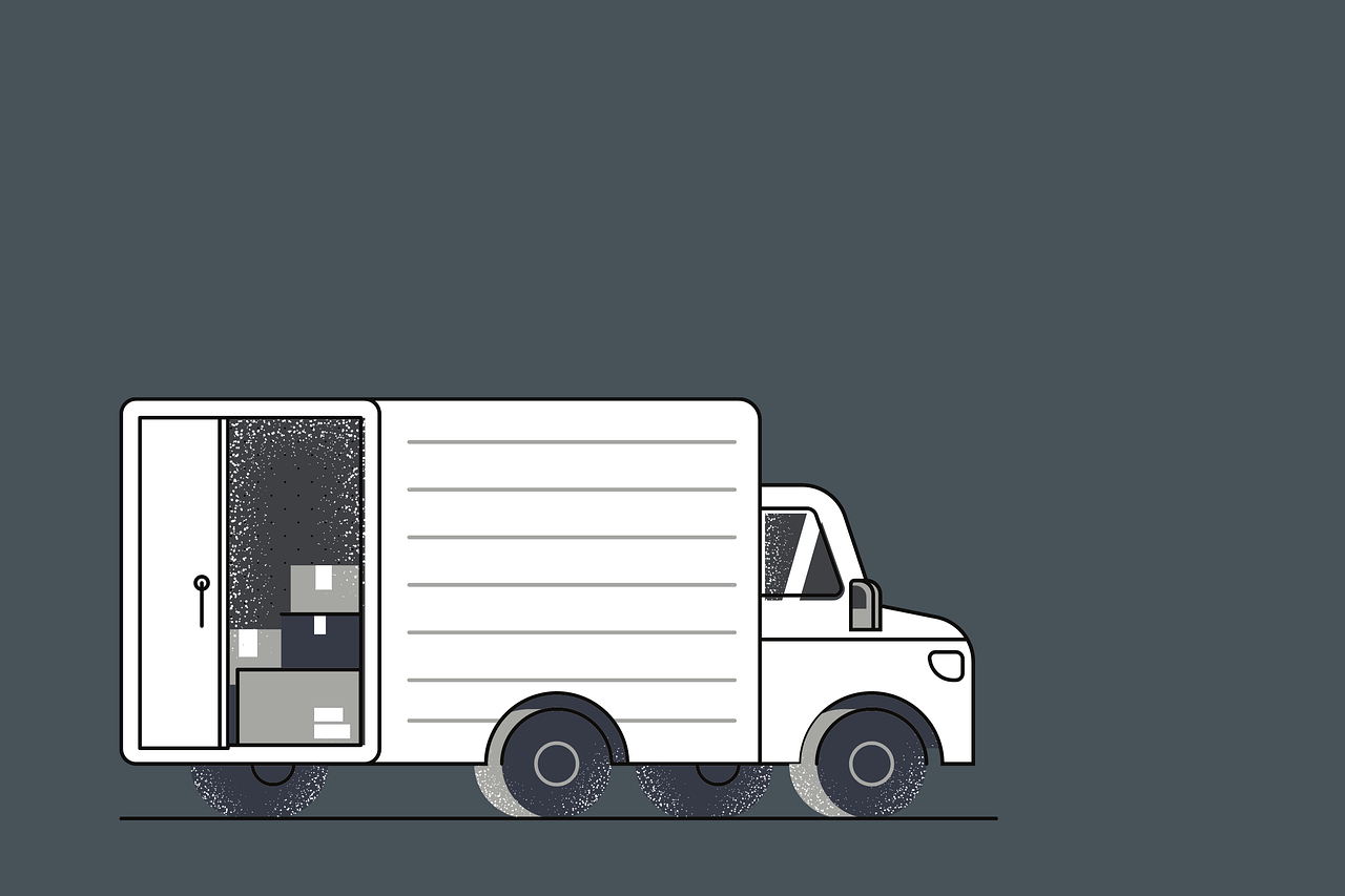 transport, truck, van