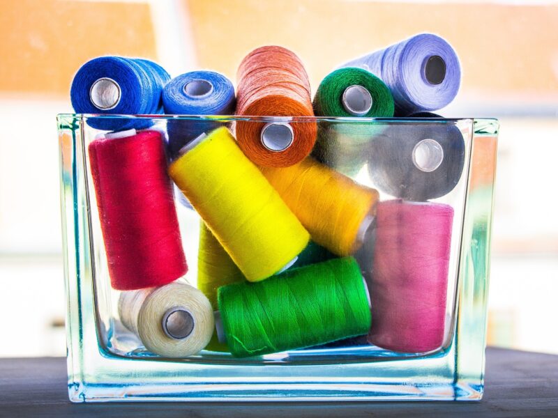 thread, sewing, colorful