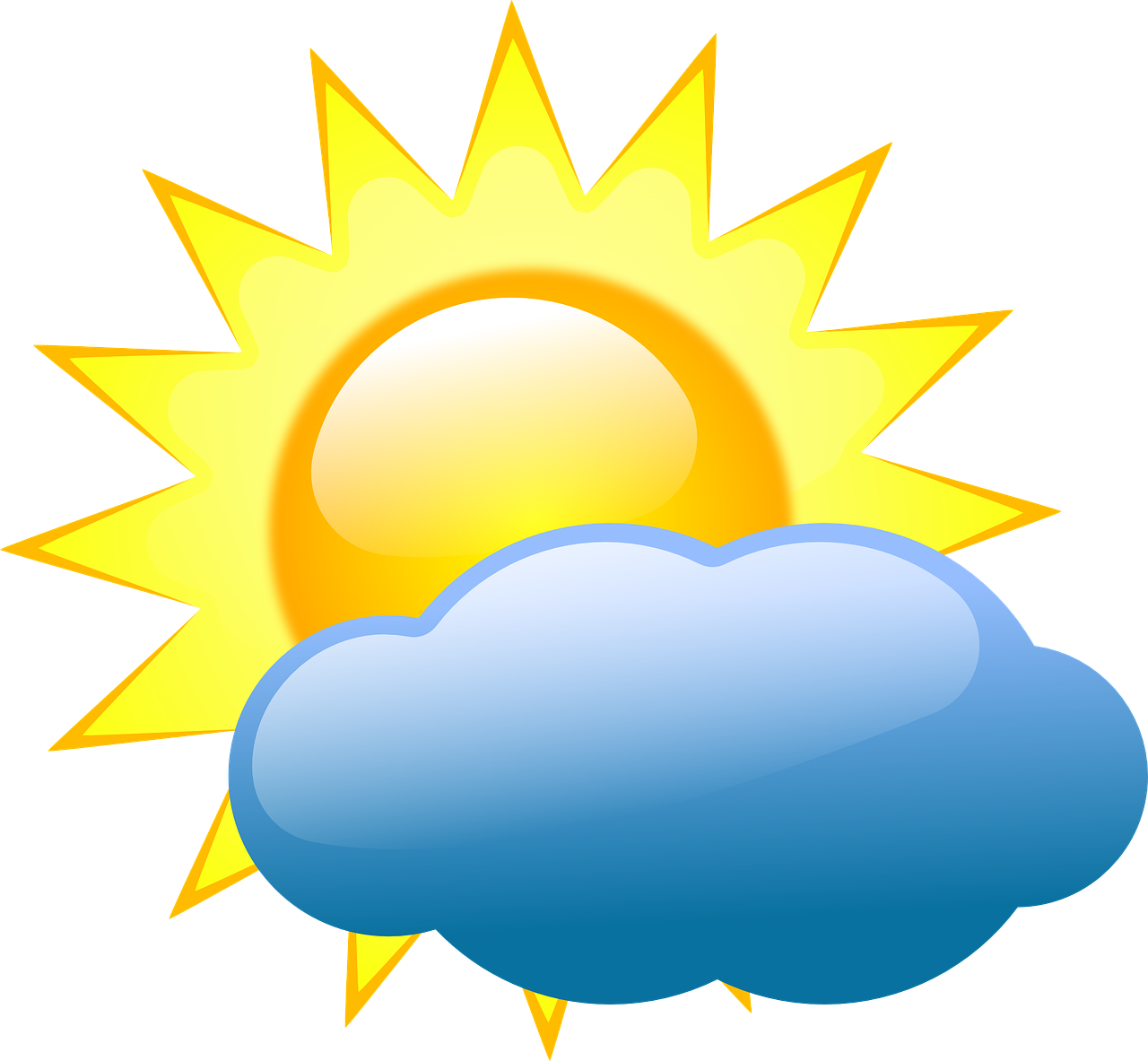 Clouds Sunny Warm Patches Weather  - Clker-Free-Vector-Images / Pixabay