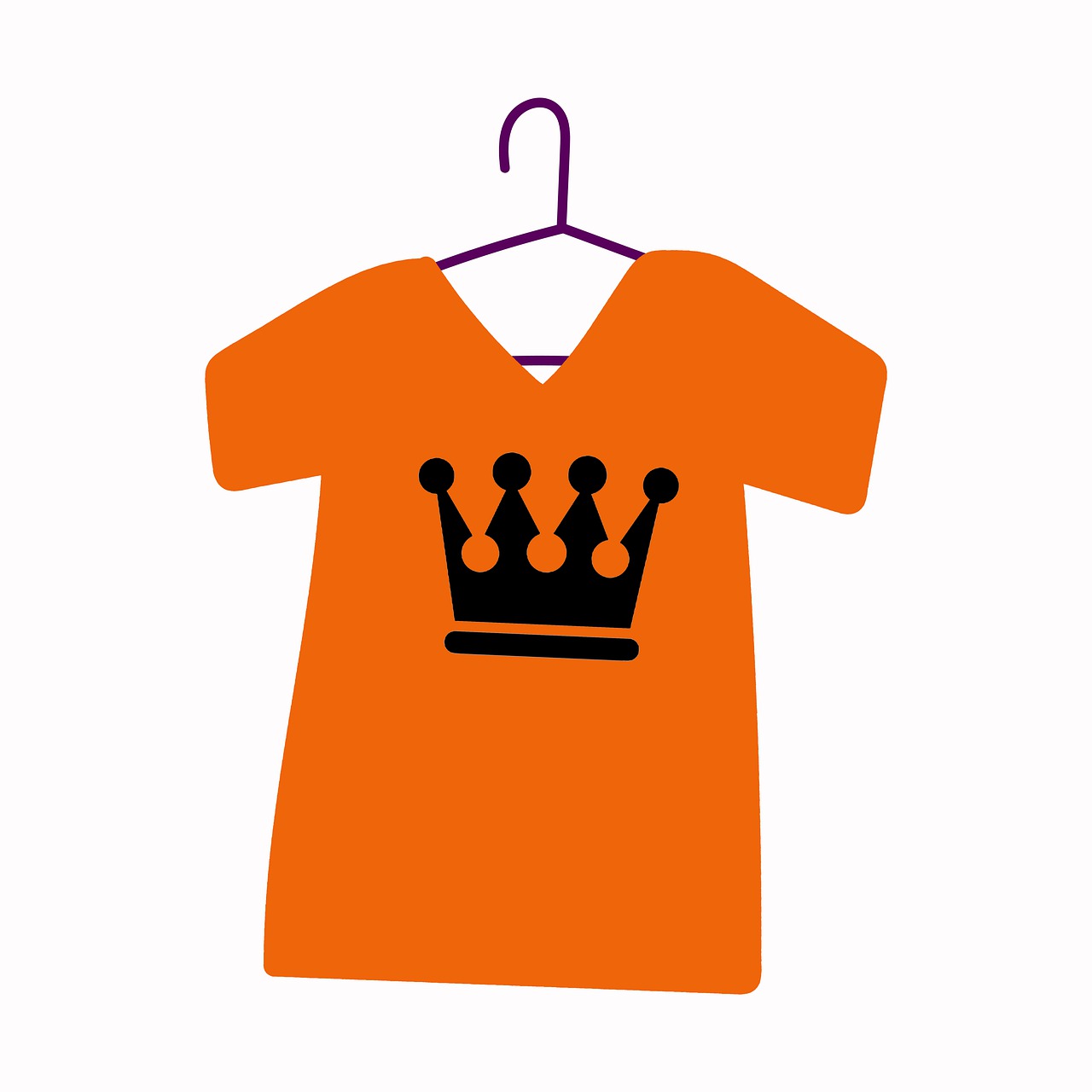 Crown Shirt Orange Shirt Clothing  - BiancaVanDijk / Pixabay