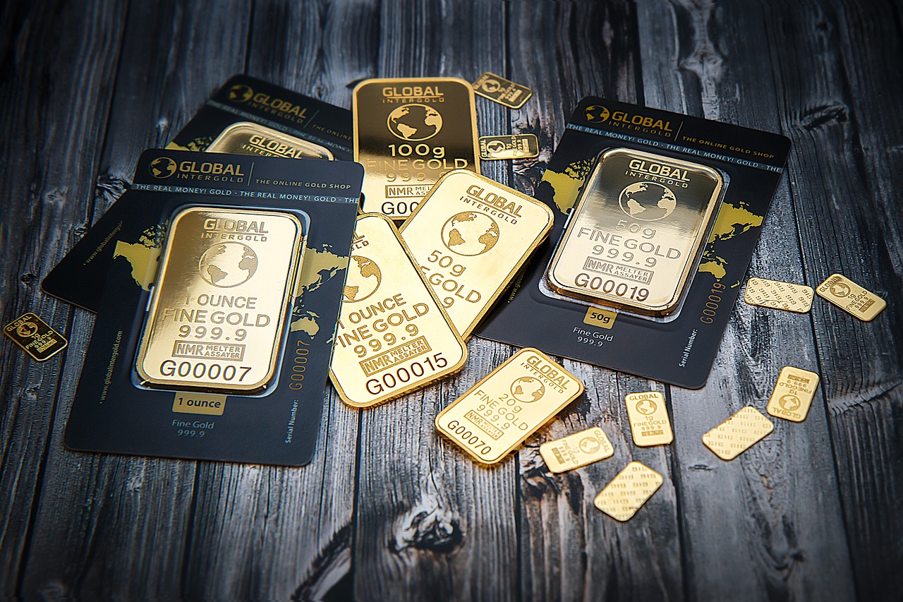 Gold Is Money Gold Bars Gold Shop  - hamiltonleen / Pixabay