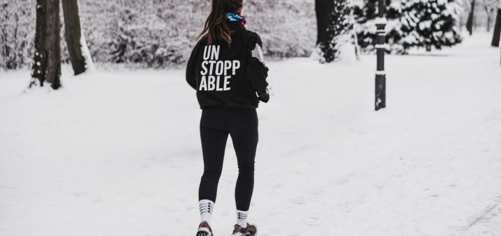 Woman Jog Winter Snow Girl Person  - wal_172619 / Pixabay